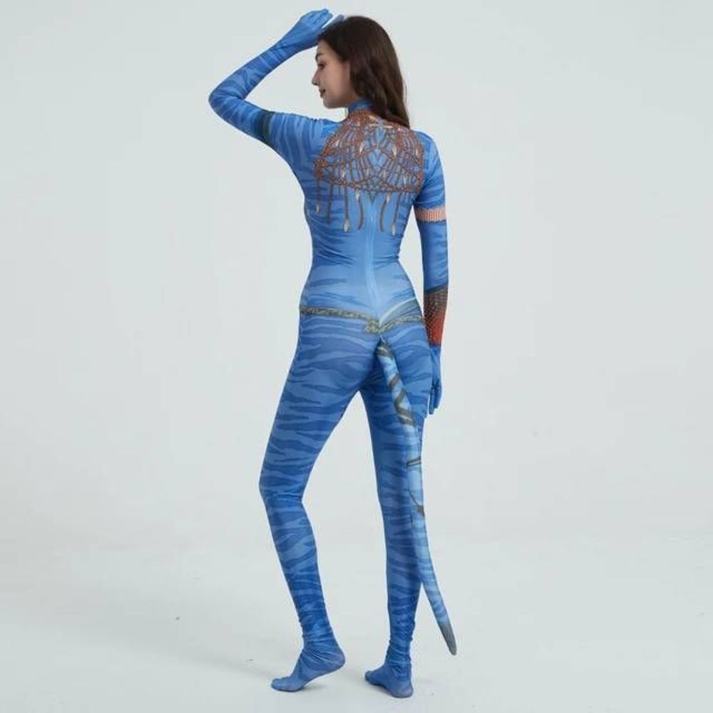 Avatar Neytiri Adult Costume Women's Halloween 4 pcs Size Small 4-6 NEW